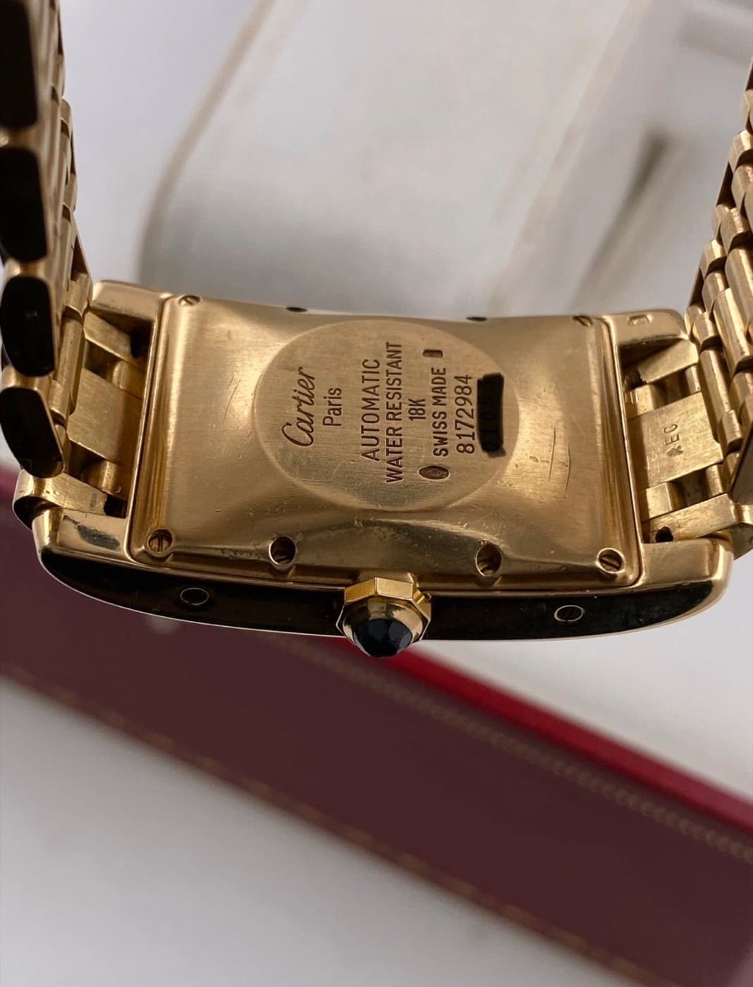 Cartier Tank Américaine (Goldband) – Ansicht 13