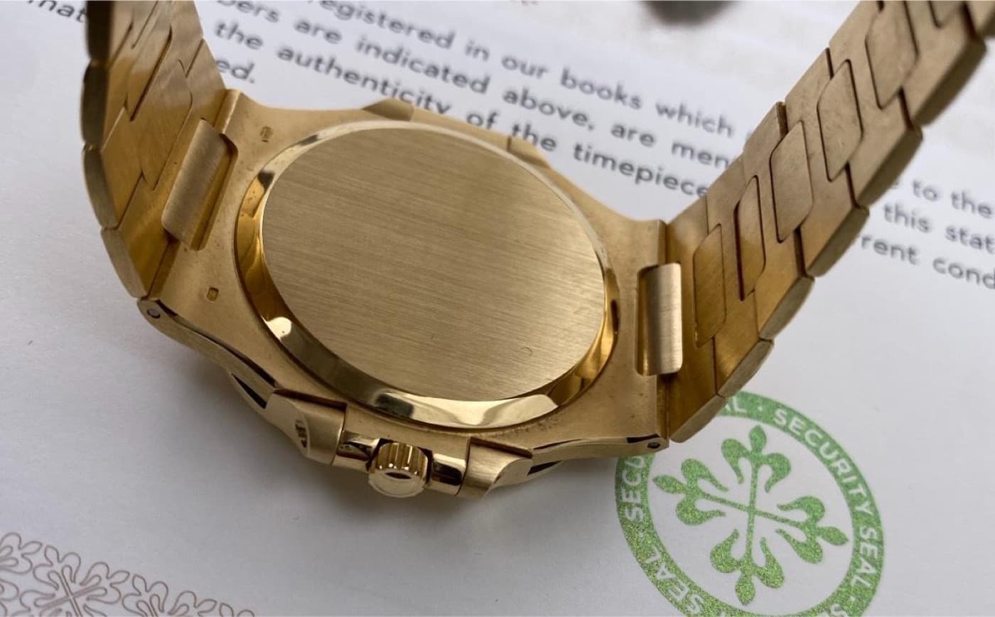 Patek Philippe Nautilus „Jumbo“ mit Manschettenknöpfen – Ansicht 11