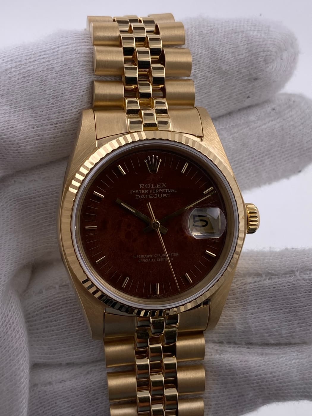 Rolex Datejust 36 „Wurzelholz“ – Ansicht 2